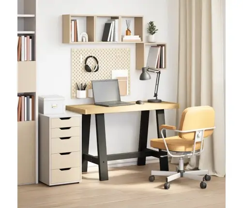 Rakstāmgalds Noain A Formas Kājas 120X50X75 Cm Masīvkoka Priede Vidaxl