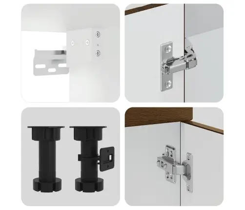 Virtuvinių Spintelių Komplektas, 7 Dalių, Kalmar, Ruda