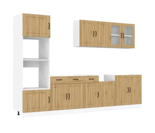 Virtuvinių Spintelių Komplektas, 7 Dalių, Kalmar, Artisano