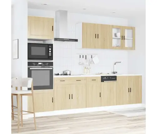 Virtuvinių Spintelių Komplektas, 7 Dalių, Porto, Ąžuolo