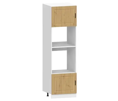 7-Osaline Köögikapi Komplekt Kalmar, Käsitöötamm, Tehispuit