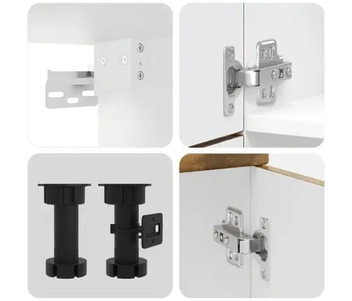 Virtuvinių Spintelių Komplektas, 7 Dalių, Kalmar, Dūminio