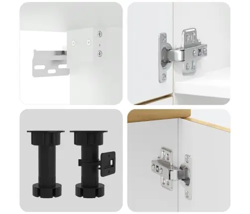 7-Osaline Köögikapi Komplekt Kalmar, Käsitöötamm, Tehispuit