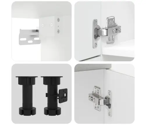 Virtuvinių Spintelių Komplektas, 7 Dalių, Lucca, Betono Pilka