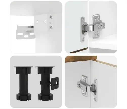 7-Osaline Köögikapi Komplekt Lucca, Tehispuit