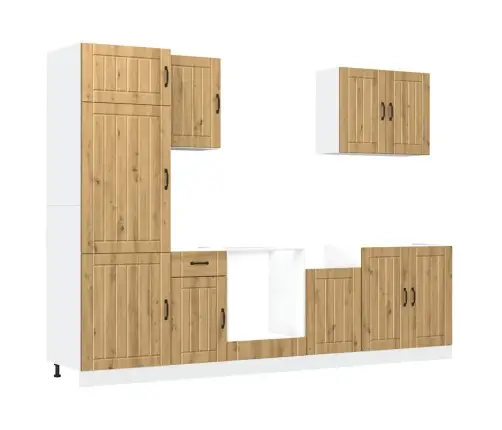 Virtuvinių Spintelių Komplektas, 7 Dalių, Lucca, Artisano