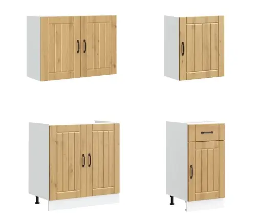 Virtuvinių Spintelių Komplektas, 7 Dalių, Lucca, Artisano