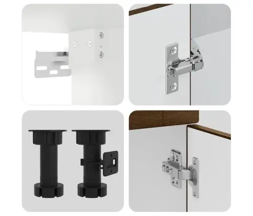 Virtuvinių Spintelių Komplektas, 8 Dalių, Kalmar, Ruda