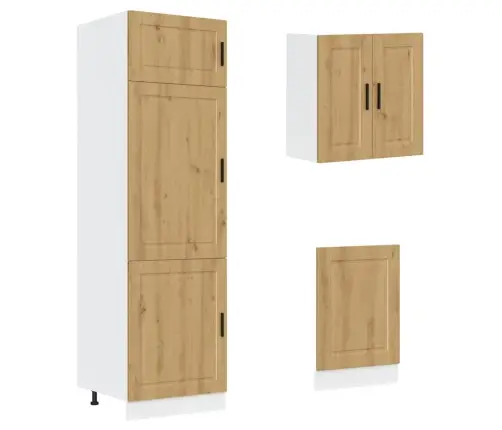 Virtuvinių Spintelių Komplektas, 8 Dalių, Kalmar, Artisano