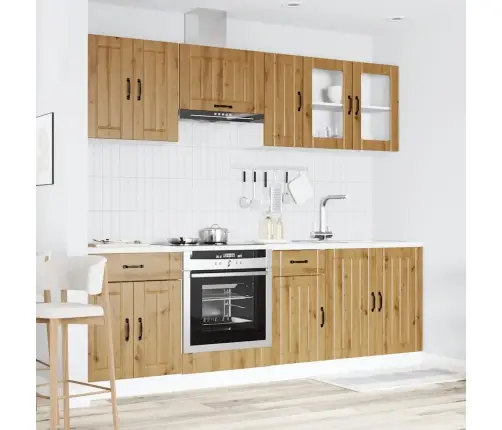 Virtuvinių Spintelių Komplektas, 8 Dalių, Kalmar, Artisano