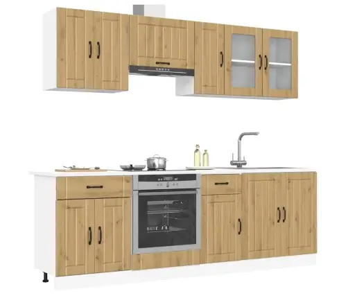 Virtuvinių Spintelių Komplektas, 8 Dalių, Kalmar, Artisano