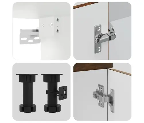 Virtuvinių Spintelių Komplektas, 8 Dalių, Porto, Dūminio