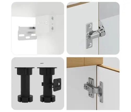 Virtuvinių Spintelių Komplektas, 4 Dalių, Kalmar, Artisano