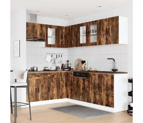 Virtuvinių Spintelių Komplektas, 11 Dalių, Kalmar, Dūminio