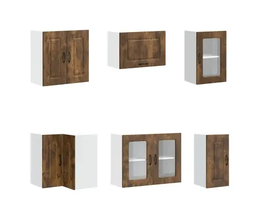 Virtuvinių Spintelių Komplektas, 11 Dalių, Kalmar, Dūminio