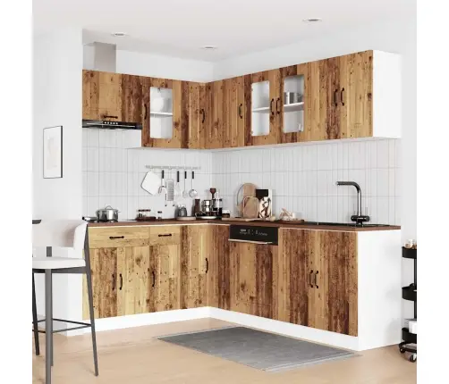 Virtuvinių Spintelių Komplektas, 11 Dalių, Kalmar, Medienos