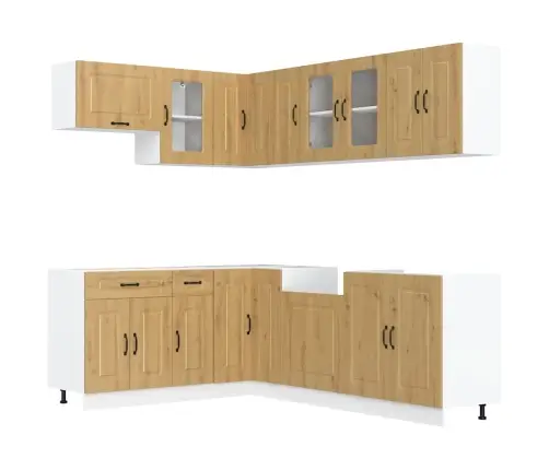 Virtuvinių Spintelių Komplektas, 11 Dalių, Kalmar, Artisano