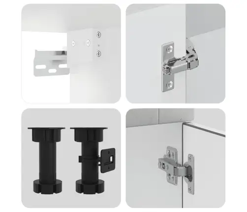 11-Daļīgs Virtuves Skapītis Komplekts, Porto, Betona Pelēks Vidaxl