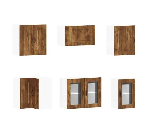 Virtuvinių Spintelių Komplektas, 11 Dalių, Kalmar, Dūminio