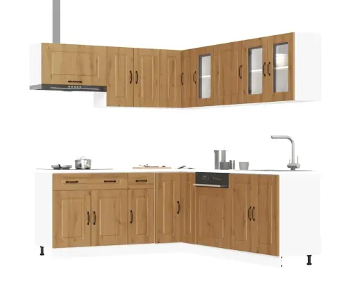 Virtuvinių Spintelių Komplektas, 11 Dalių, Kalmar, Artisano