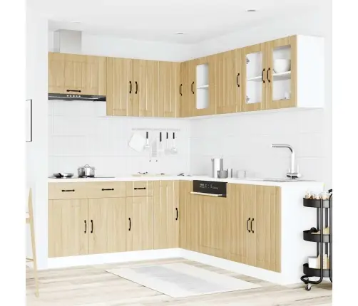 11-Osaline Köögikapi Komplekt Lucca, Sonoma Tamm, Tehispuit