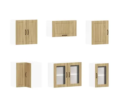 11-Osaline Köögikapi Komplekt Lucca, Sonoma Tamm, Tehispuit