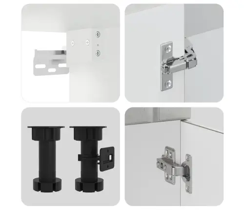 11-Daļīgs Virtuves Skapītis Komplekts, Lucca, Betona Pelēks Vidaxl