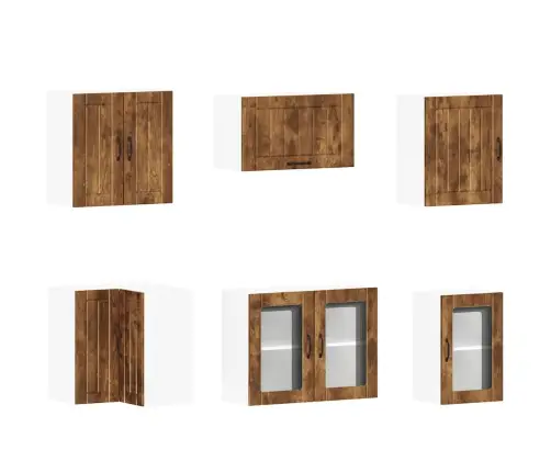 Virtuvinių Spintelių Komplektas, 11 Dalių, Lucca, Dūminio