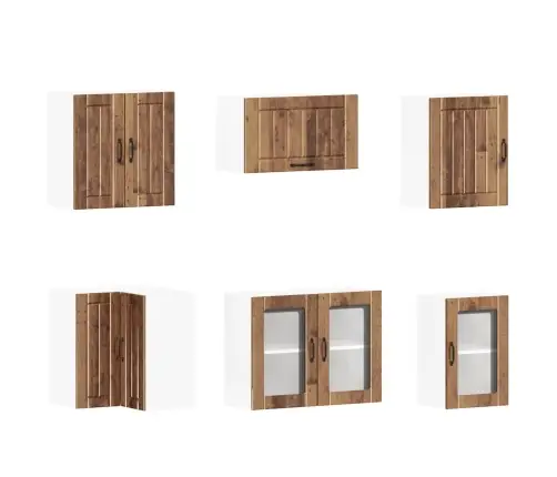 Virtuvinių Spintelių Komplektas, 11 Dalių, Lucca, Medienos