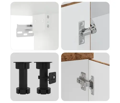 Virtuvinių Spintelių Komplektas, 11 Dalių, Lucca, Medienos