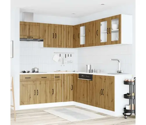 Virtuvinių Spintelių Komplektas, 11 Dalių, Lucca, Artisano