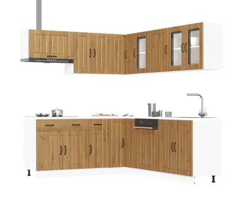 Virtuvinių Spintelių Komplektas, 11 Dalių, Lucca, Artisano