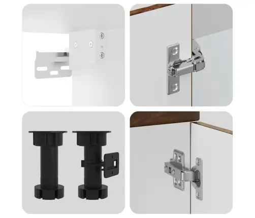 Virtuvinių Spintelių Komplektas, 11 Dalių, Lucca, Dūminio