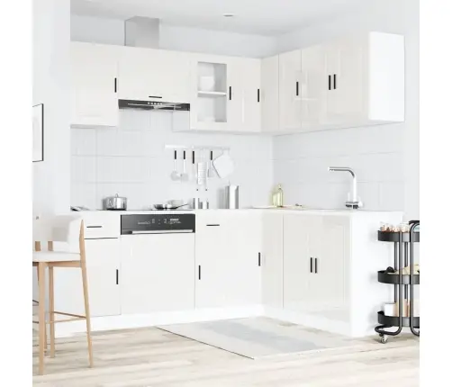 Virtuvinių Spintelių Komplektas, 11 Dalių, Porto, Balta