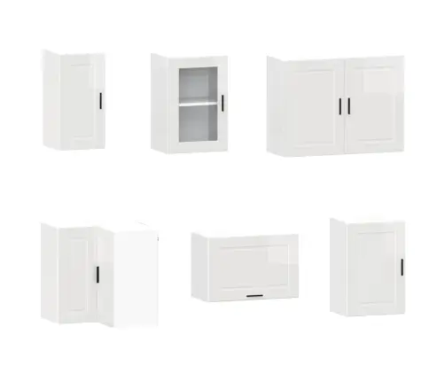 Virtuvinių Spintelių Komplektas, 11 Dalių, Porto, Balta