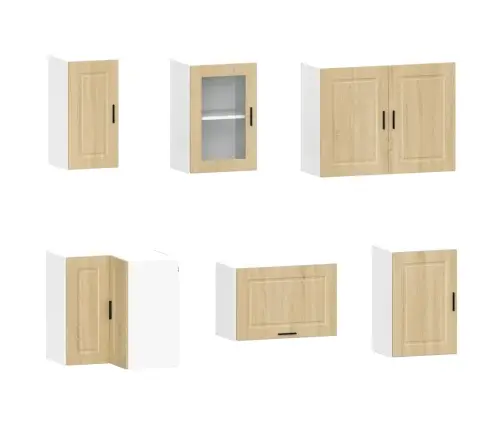 Virtuvinių Spintelių Komplektas, 11 Dalių, Porto, Ąžuolo