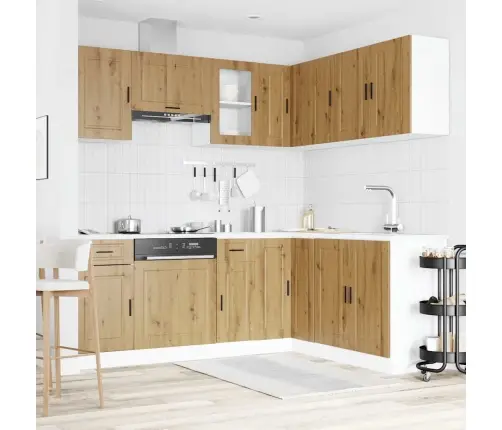 Virtuvinių Spintelių Komplektas, 11 Dalių, Porto, Artisano