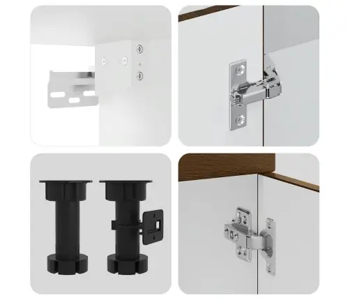 14-Daļīgs Virtuves Skapītis Komplekts, Kalmar, Brūna Ozola Vidaxl