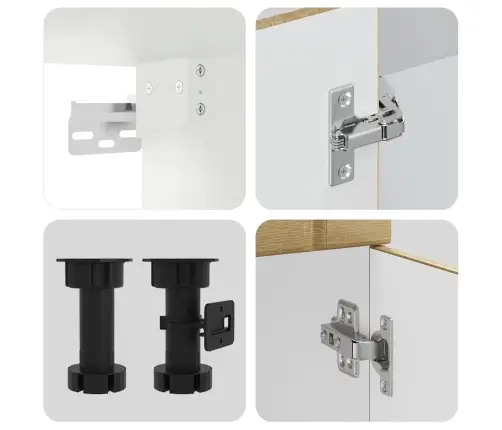 14 -Osaline Köögikapi Komplekt Lucca, Sonoma Tamm, Tehispuit