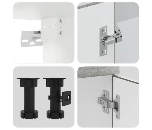 14-Osaline Köögikapi Komplekt Porto, Tehispuit