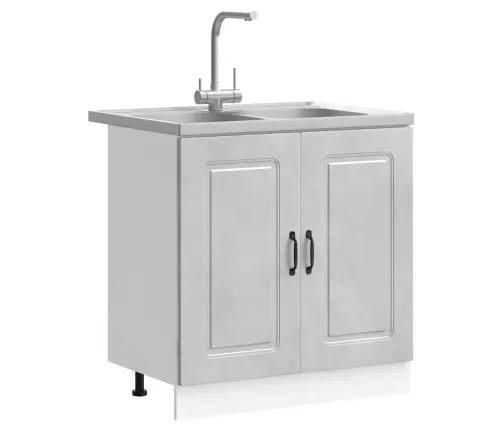 Köögikapp Uksega Kalmar Betoonhall 80 X 46 X 81,5 Cm Tehispuit