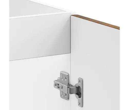 Virtuves Skapis Ar Durvīm Kalmar 2 Pcs Brūna 80 X 46 X 81.5 Cm Vidaxl