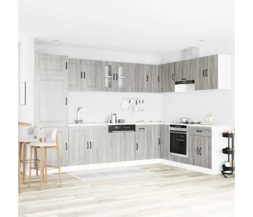 Virtuvės Spintelė Kalmar Pilkas Sonoma 80 X 46 X 81,5 Cm