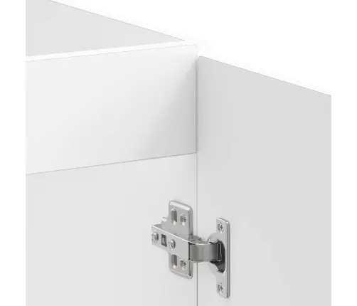 Virtuves Skapis Ar Durvīm Lucca 2 Pcs Balts 80 X 46 X 81.5 Cm Vidaxl