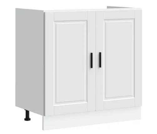 Izlietnes Skapītis Porto 2 Pcs Balts 80 X 46 X 84.5 Cm Vidaxl