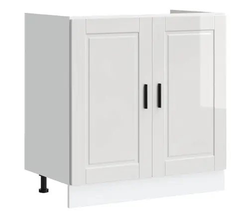 Izlietnes Skapītis Porto 2 Pcs Balts 80 X 46 X 84.5 Cm Vidaxl