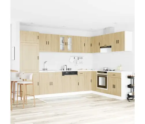 Izlietnes Skapītis Porto 2 Pcs Brūna 80 X 46 X 84.5 Cm Vidaxl