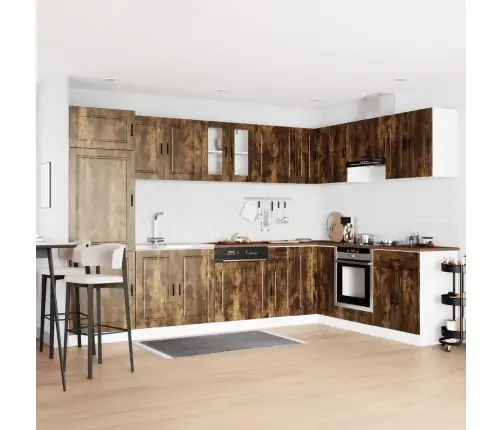 Izlietnes Skapītis Porto 2 Pcs Brūna 80 X 46 X 84.5 Cm Vidaxl