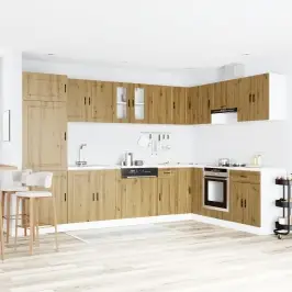 Valamu Aluskapp Uksega Porto Pruun 80 X 46 X 81,5 Cm Tehispuit