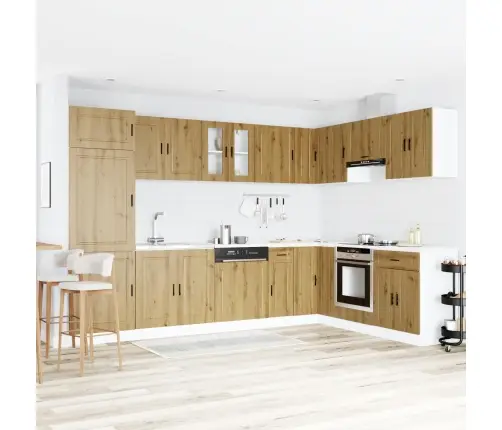 Izlietnes Skapītis Porto 2 Pcs Brūna 80 X 46 X 84.5 Cm Vidaxl